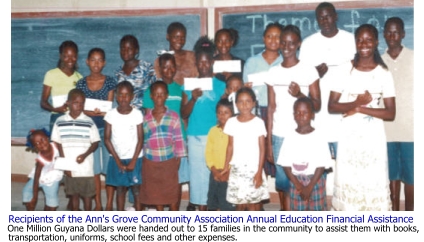 Recipient Children of Scholarships in Guyanna